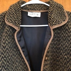 ORVIS Tweed Coat Jacket Blazer Women's Medium